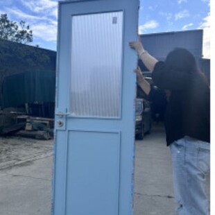 法式铝合金对平开老钢门柯布西耶玻璃隔断卫生间推拉折叠移门