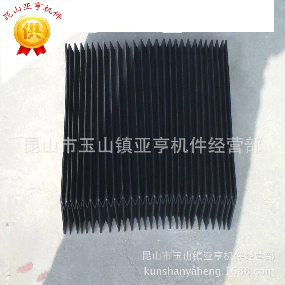 升降机风琴防护罩帆布软连接方形防护罩可来图制做耐温阻燃
