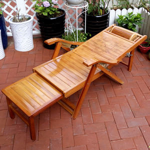 躺椅折叠休闲老人家用成人午休办公室靠背椅沙滩椅竹椅子厂家直销