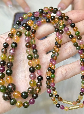 【YS2】碧玺塔链-约10*5mm（多样性发其一）-03059