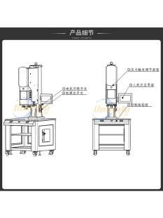 锌合金水口分离 铝 高频大功率15K4200W超声波焊接机塑料熔接机