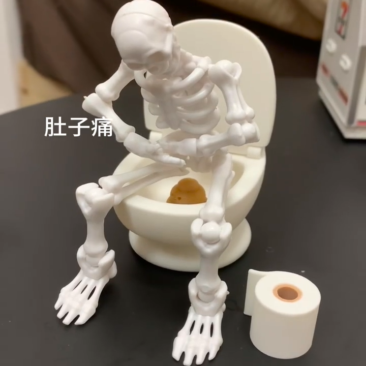 3d打印骷髅兵关节可动整蛊玩具