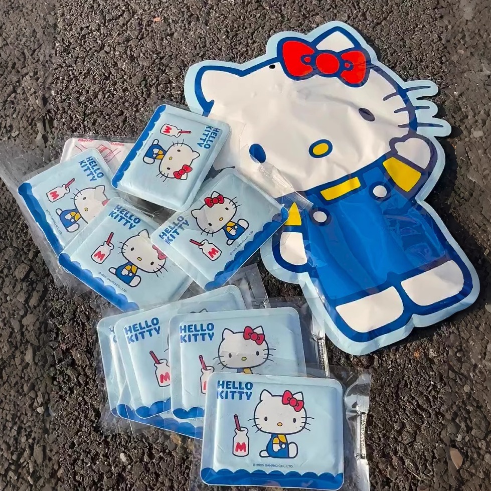 蝴蝶猫卡通暖手宝可爱便携式