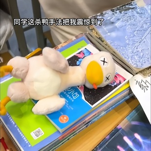 拼好鸭磁吸毛绒玩偶可拆分公仔儿童搞怪砧板过家家玩具解压玩具