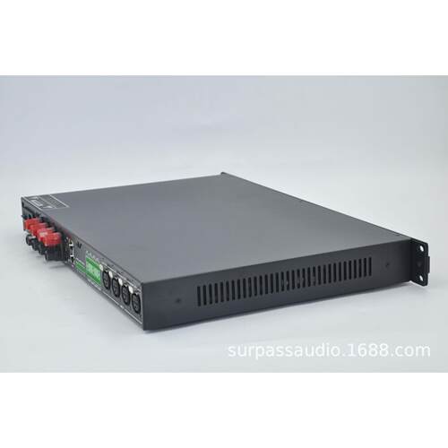 DSD43 宽电压功放90-260VAC定阻定压100V 70V 8欧 4路DANTE网络音