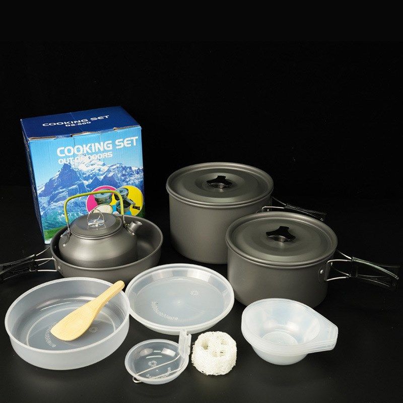 户外野营套锅4-5人0.8茶壶组合DS-508套锅便携式野餐炉具茶壶套装,户外/登山/野营/旅行用品,套锅/户外炊具,淘宝优惠券,粉丝福利购,淘宝优惠卷
