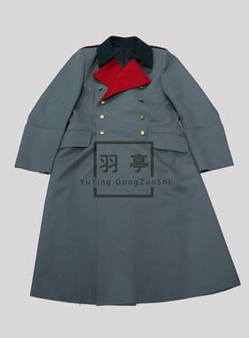 羽亭推荐东36大衣马裤呢版量身定制红色翻领魏玛普鲁士