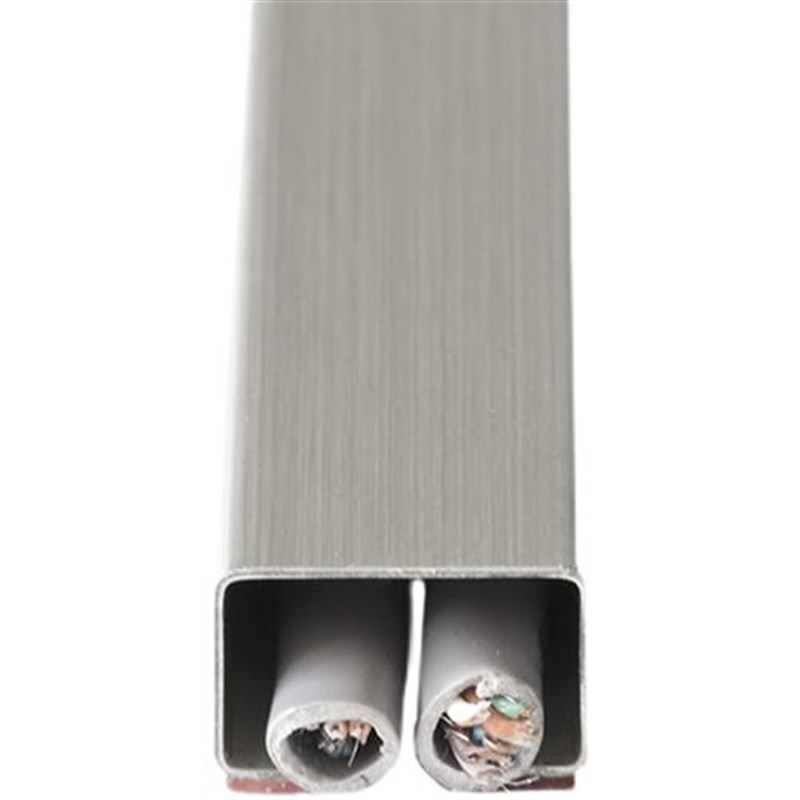 15*10方形不锈钢线槽墙面明装走电线网线M布线槽装饰明线走线美化