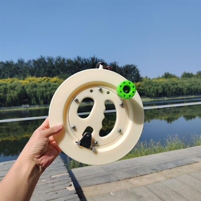 鱼线卷线盘钓鱼线圈盘轮盘收线盘C海钓船钓轮手把轮缠绕卷线器手