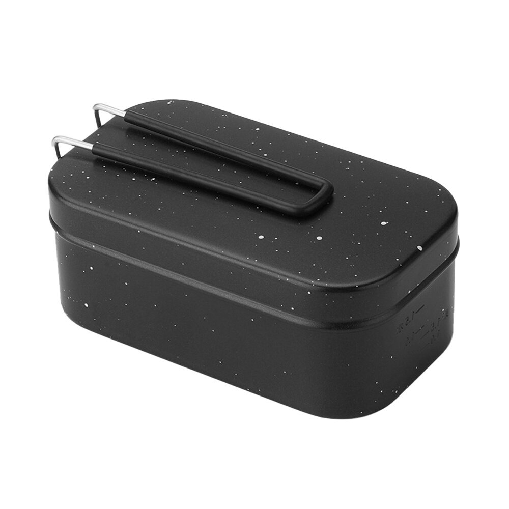 户外不粘涂层煮饭神器铝制饭盒餐具蒸饭焖饭野营露营徒步便携折叠