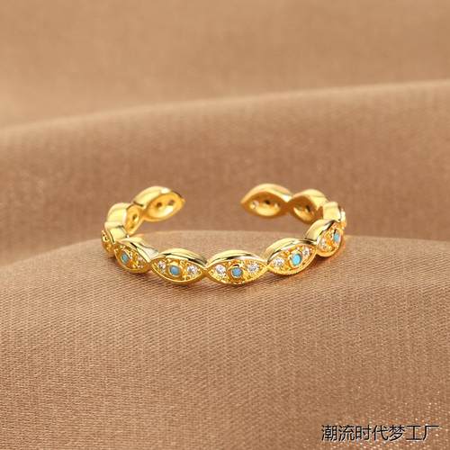 土耳其蓝眼睛戒指EvilEyes