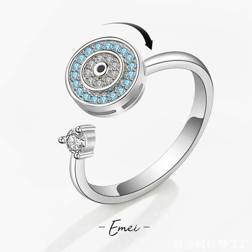 恶魔之眼旋转戒指EvilEye