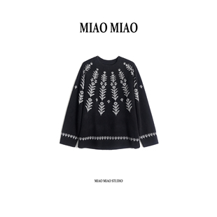 NH1703 徐淼淼KVSS原纱380克起100%山羊绒手工挂毛针织衫 清晖