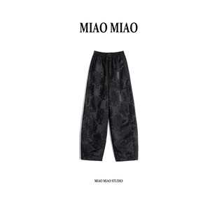 国风波兰进口95白鹅绒提花保暖羽绒裤 徐淼淼冬季 CV1656 芸蹄