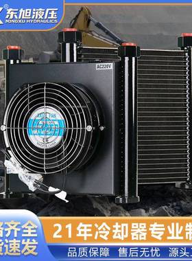 铝合金式油冷却器风冷却器散热器AJ1025T-CA风冷却器液压冷却器