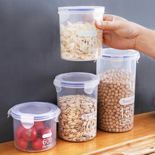 Plastic Airtight Containers for Grains and Cereals, Kitchen