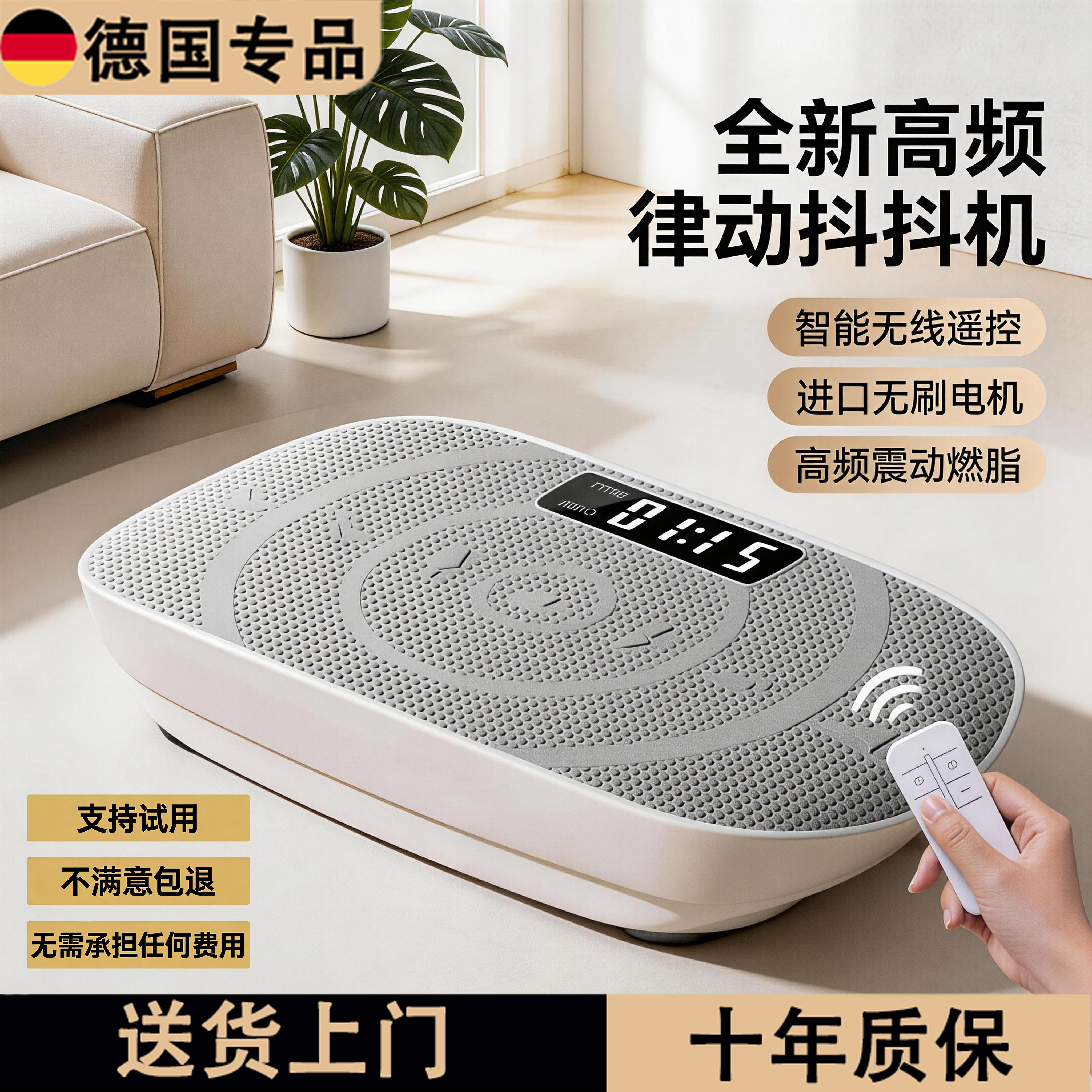 德国燃脂甩脂机家用瘦肚子懒人运动健身全身减肥神器踏步机