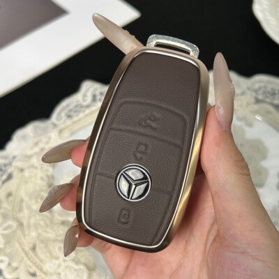 适用2026款奔驰gls450车钥匙套25gle400扣2025专用26真皮男女士新