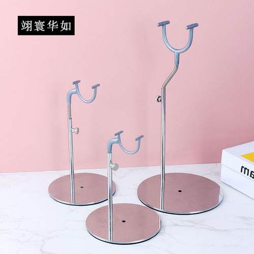 爆款304不锈钢娃娃支架创意346分bjd娃用支撑架12分ob11站立陈列