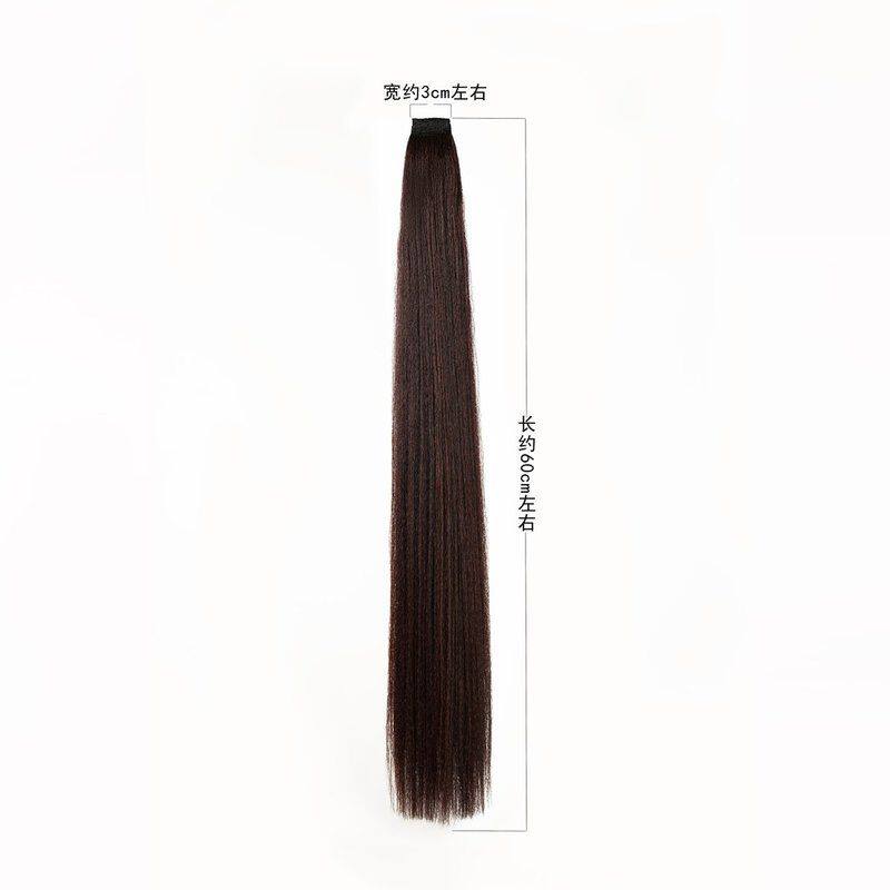 非金属树脂婚庆饰品 倾暮假发l升级新款棕黑色假发片l60cml中式