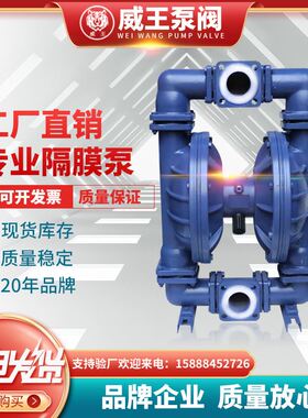 过流部件衬氟气动隔膜泵，-50超低价衬氟型隔膜泵制酸隔膜