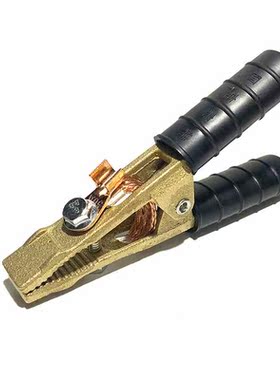 SY-260D全铜加厚氩弧电焊等离子切割机地线夹子接地钳铜织带搭铁.