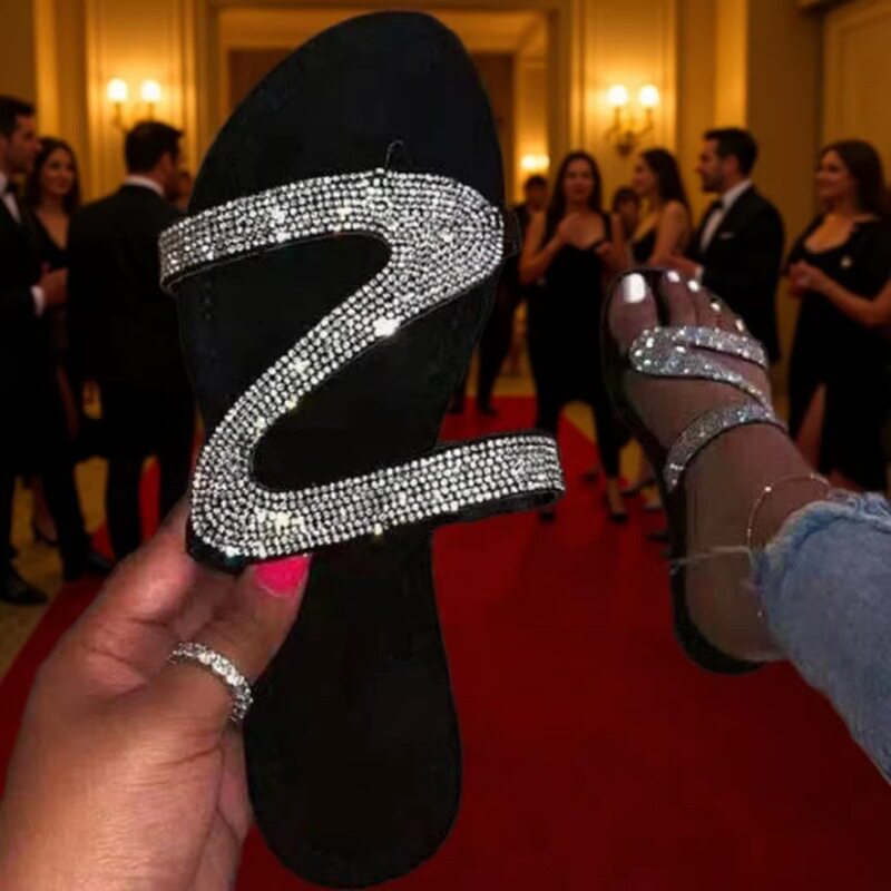 2026shoewomenW水钻一字