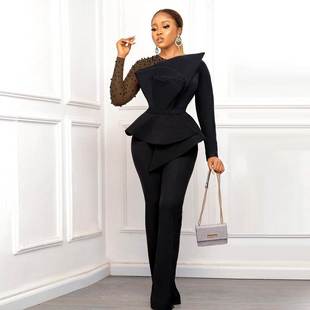 outfits for women Women's Casual Long Sleeve Jumpsuit bi