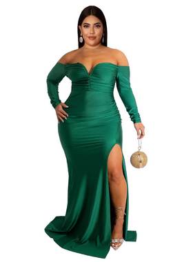 long gown plus size large dress fat women blouse lady shirt