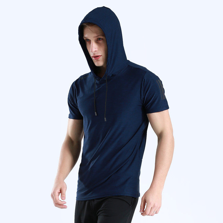 menclothes猎星连帽短袖