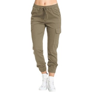Sweat Pants pockets Jogger Trousers For Women Ladies overall