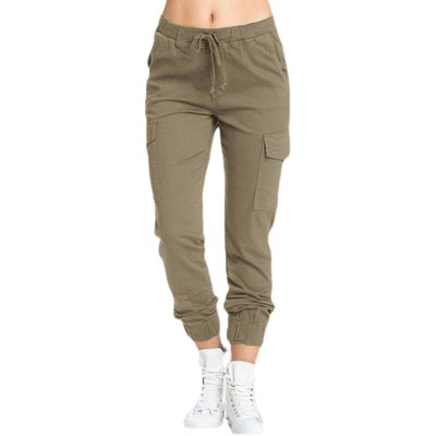 Sweat Pants pockets Jogger Trousers For Women Ladies overall