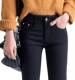 pants warm New 2019 jeans winter fashion pencil women feet