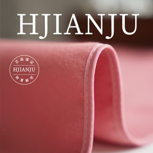 花间居文房粉绒羊毛毛毡锁边书画毛笔专用垫书法用品文房四宝字垫