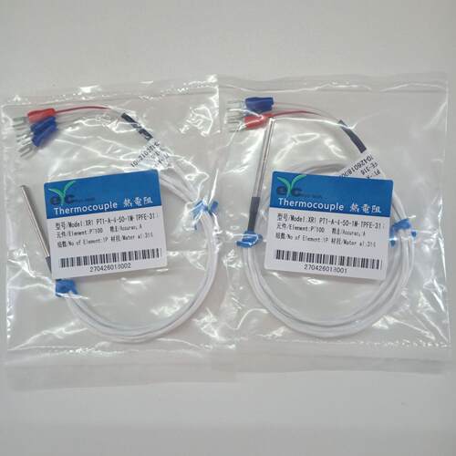 EYC出线式热电阻XR1 PT1-A-1-4-50-1M-TPFE-316 管径4MM 管长50mm
