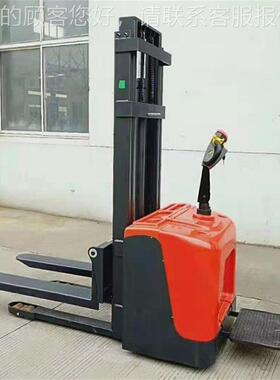 Elect车ric stacker cran动e手推式高架仓库升高压 FDW液电堆高车