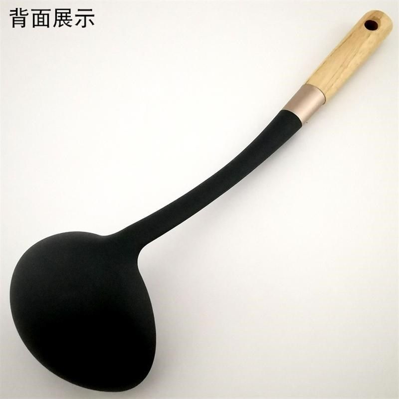 旺利来汤勺加硬硅胶勺不粘锅用炒勺加深舀汤N用勺木柄勺子家用厨,农机/农具/农膜,智能温室设备,淘宝优惠券,粉丝福利购,淘宝优惠卷
