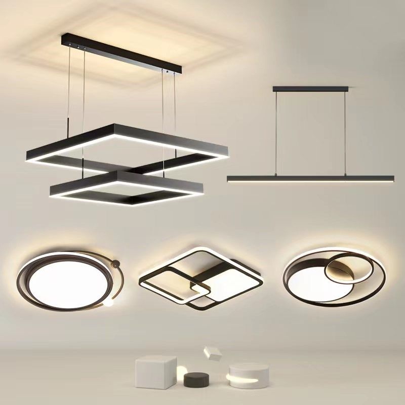 LED客厅吸顶灯2023年新款简约现代轻奢北欧餐厅卧室灯具极简吊灯