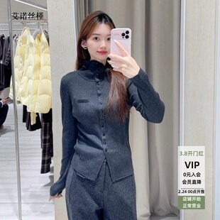 ariosee艾诺丝槿官方旗舰店正品代购国内2026春高领针织毛衣0112