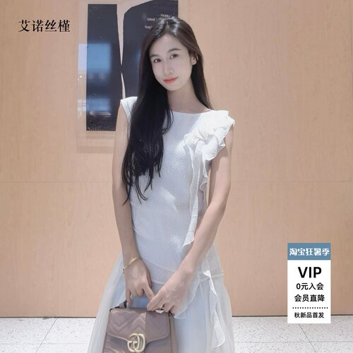 无袖圆领休闲衬衫上衣女