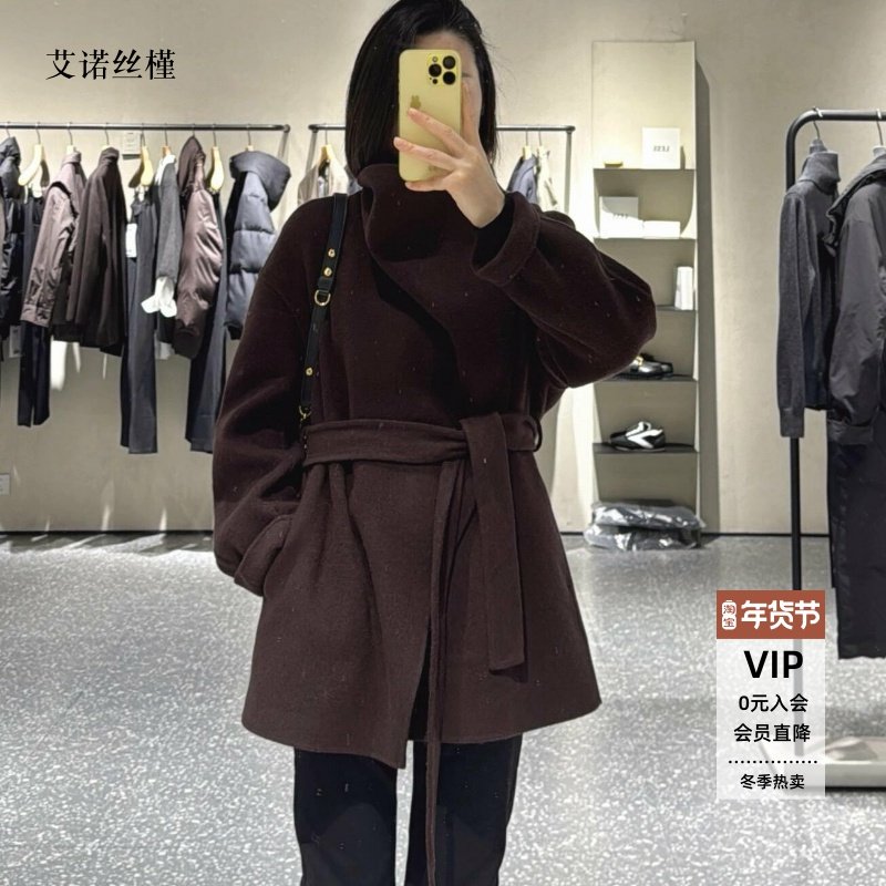 ariosee艾诺丝槿官方旗舰店正品2025冬新款双面呢大衣女AR234129,女装/女士精品,毛呢外套,淘宝优惠券,粉丝福利购,淘宝优惠卷