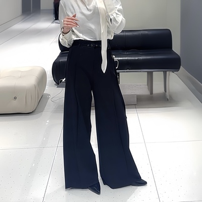 女垂感休闲裤长裤通勤风