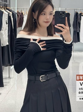 ariosee艾诺丝槿官方旗舰店正品2025早秋新款长袖针织衫AR603008