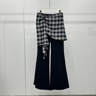 ariosee艾诺丝槿2026春款官方旗舰店微喇围裙两件套休闲裤女1117