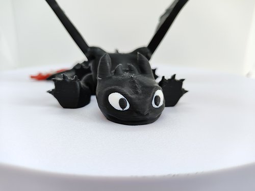 驯龙高手无牙仔夜煞桌面摆件