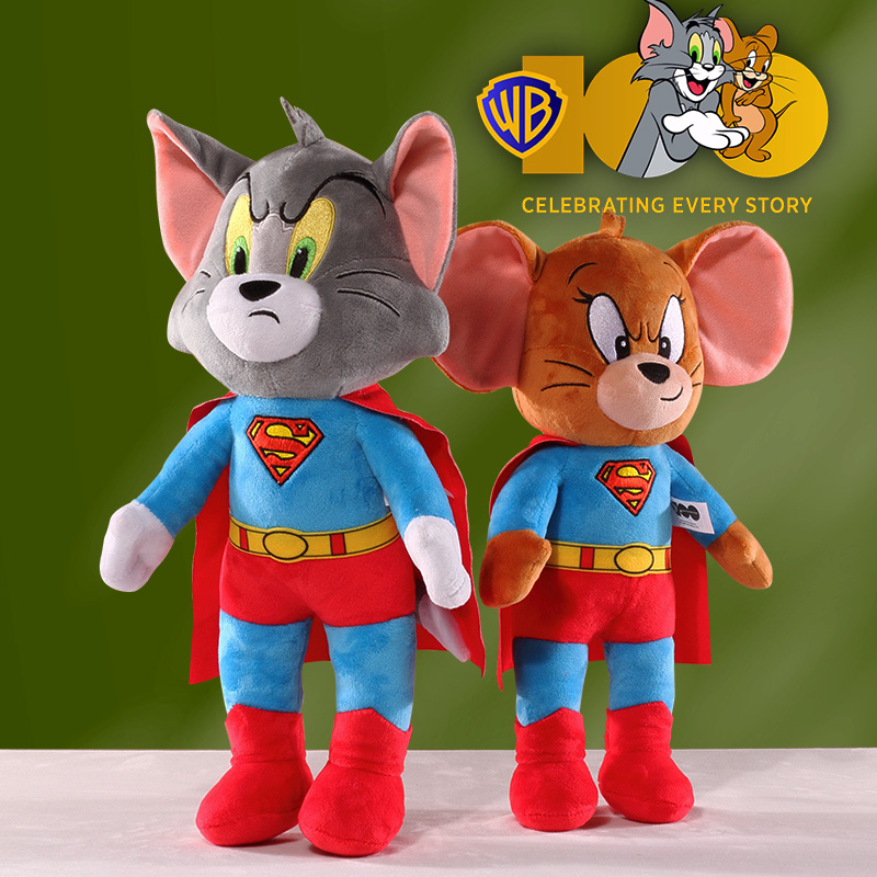 猫和老鼠扮超人玩偶潮玩周边公仔