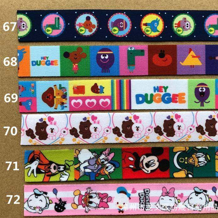 爆款色卡19mm卡通加厚双面涤纶带手机挂绳水壶背带材料卡通热转印,纺织面料/辅料/配套,织带/丝带/缎带,淘宝优惠券,粉丝福利购,淘宝优惠卷