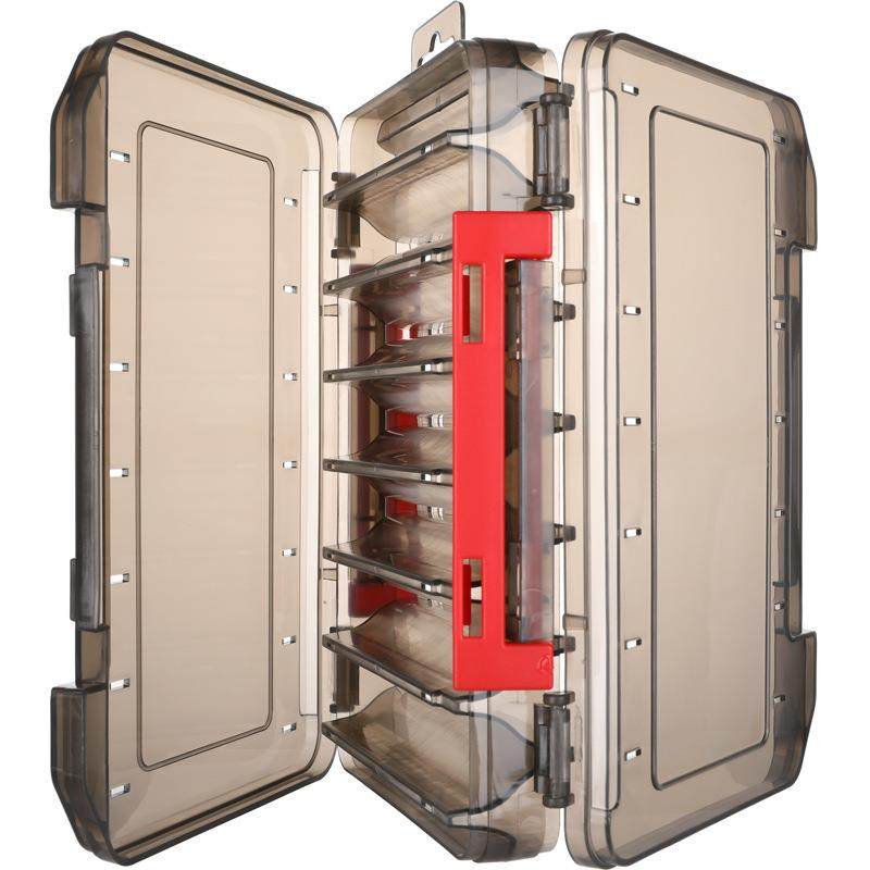 爆款双层路亚饵盒排水透气路亚盒加厚储物工具盒渔具路亚鱼饵塑料