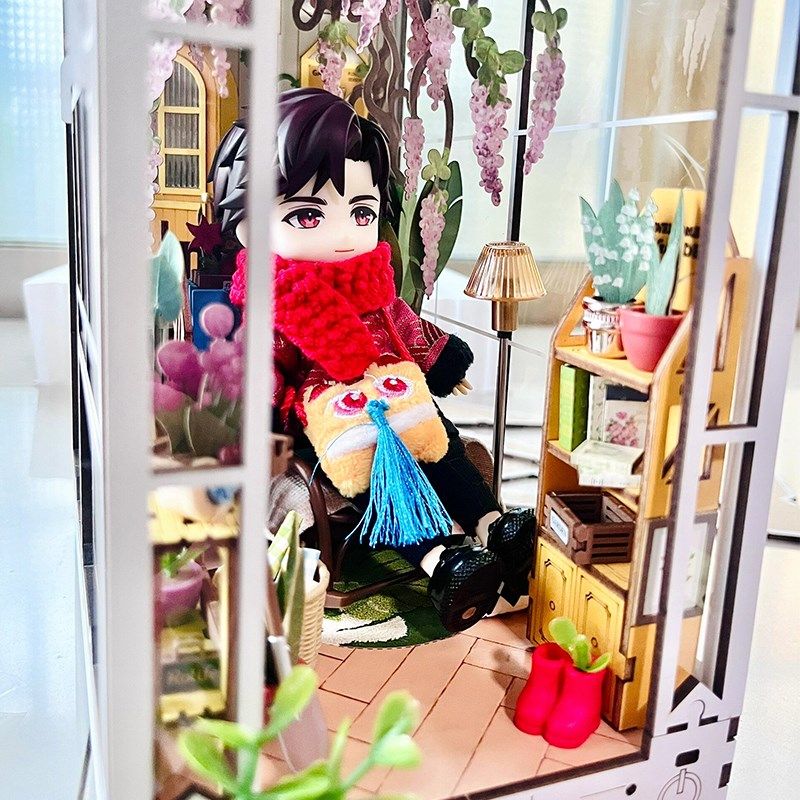 若来书立diy小屋手办拍摄道具吧唧立牌谷子二T次元微缩场景娃屋图片