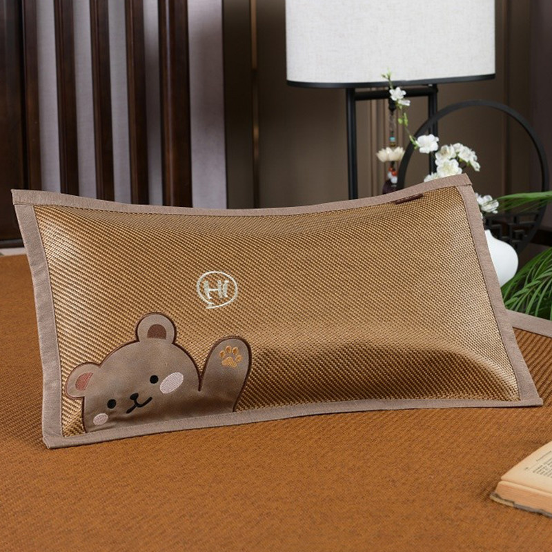 儿童枕头夏季凉枕夏天透气t荞麦枕头宿舍学生小孩幼儿宝宝凉席枕